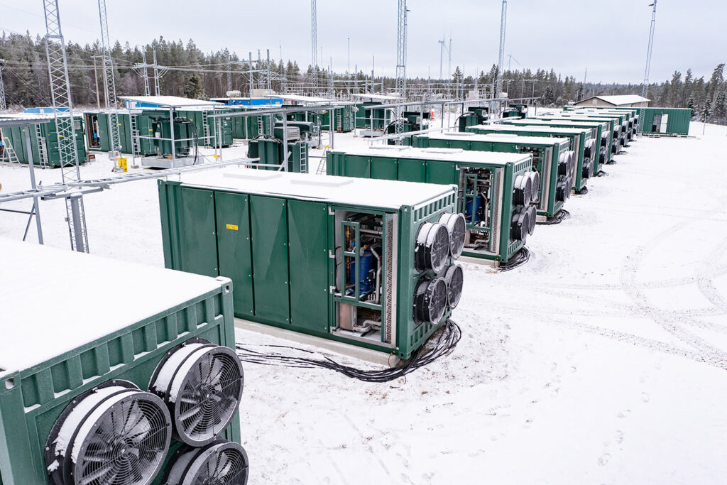 Bredhälla 40 MW Battery Systems - Flower